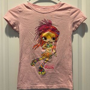 Volta Pink Graphic Kids Tee